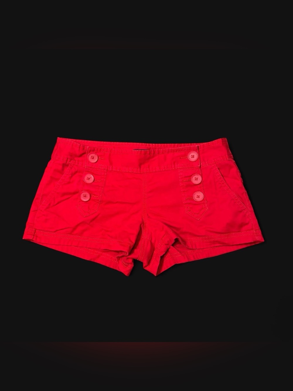 Y2K Red Micro Mini Shorts by Express!